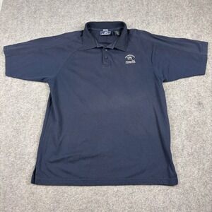 Ahead Polo Shirt Mens Large Navy Blue 2006 Country Club Tourney Golf Old Money